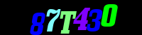 Blue Captcha Image