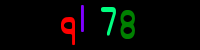 Blue Captcha Image