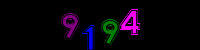 Blue Captcha Image