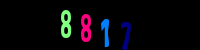 Blue Captcha Image
