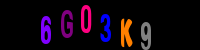 Blue Captcha Image