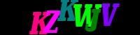 Blue Captcha Image