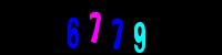 Blue Captcha Image