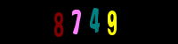 Blue Captcha Image