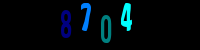 Blue Captcha Image