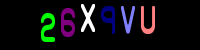 Blue Captcha Image