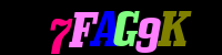 Blue Captcha Image