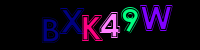 Blue Captcha Image