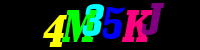 Blue Captcha Image
