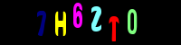 Blue Captcha Image