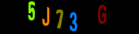 Blue Captcha Image