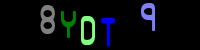 Blue Captcha Image