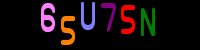 Blue Captcha Image