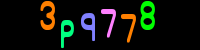 Blue Captcha Image