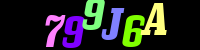 Blue Captcha Image