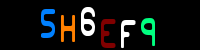 Blue Captcha Image