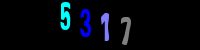 Blue Captcha Image