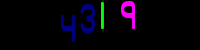 Blue Captcha Image