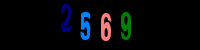 Blue Captcha Image