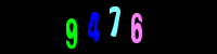 Blue Captcha Image