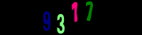 Blue Captcha Image