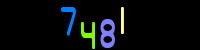Blue Captcha Image