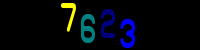 Blue Captcha Image