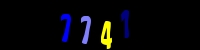Blue Captcha Image