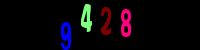 Blue Captcha Image