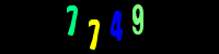 Blue Captcha Image