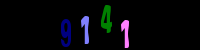 Blue Captcha Image