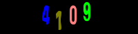Blue Captcha Image