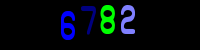 Blue Captcha Image