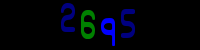 Blue Captcha Image