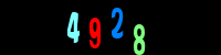 Blue Captcha Image