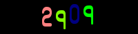 Blue Captcha Image