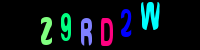 Blue Captcha Image