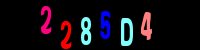 Blue Captcha Image