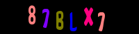 Blue Captcha Image
