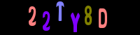 Blue Captcha Image
