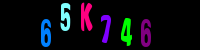 Blue Captcha Image