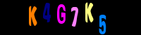 Blue Captcha Image