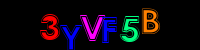 Blue Captcha Image