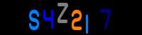 Blue Captcha Image