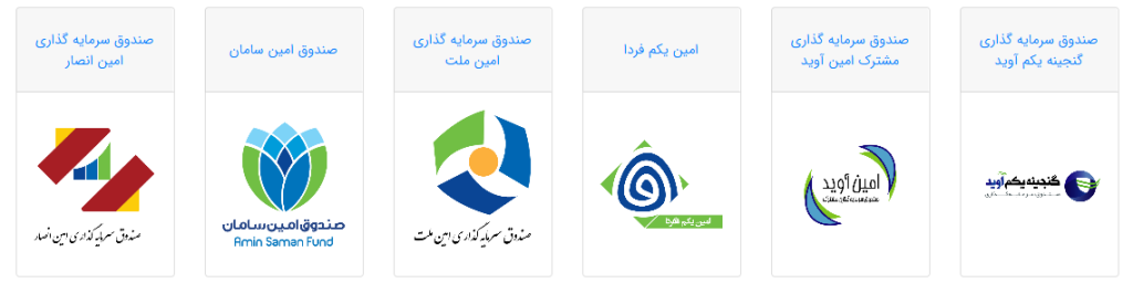 خدمات و محصولات شرکت تامین سرمایه امین 