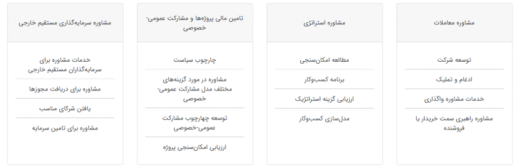 خدمات و محصولات شرکت تامین سرمایه امین 