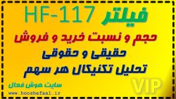 فیلتر حجم و نسبت خرید و فروش حقیقی و حقوقی به همراه تحلیل تکنیکال هر سهم HF-117