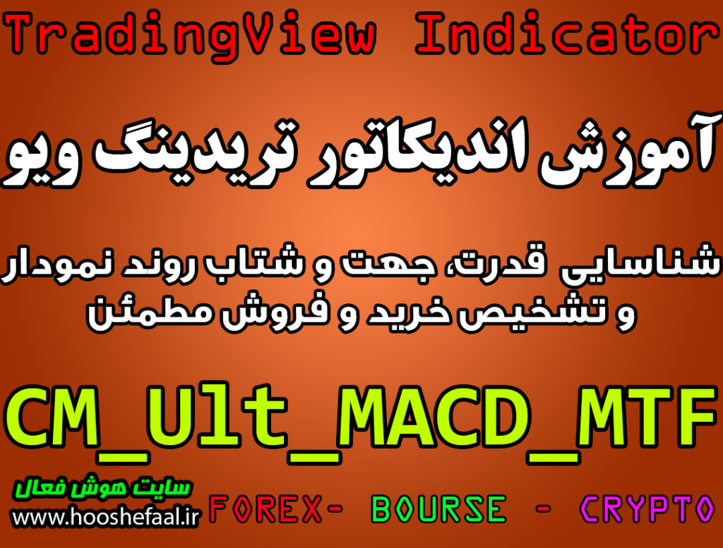 آموزش اندیکاتور CM_Ult_MACD_MTF برای شناسایی قدرت، جهت و شتاب روند نمودار و تشخیص خرید و فروش مطمئن مخصوص تریدینگ‌ویو