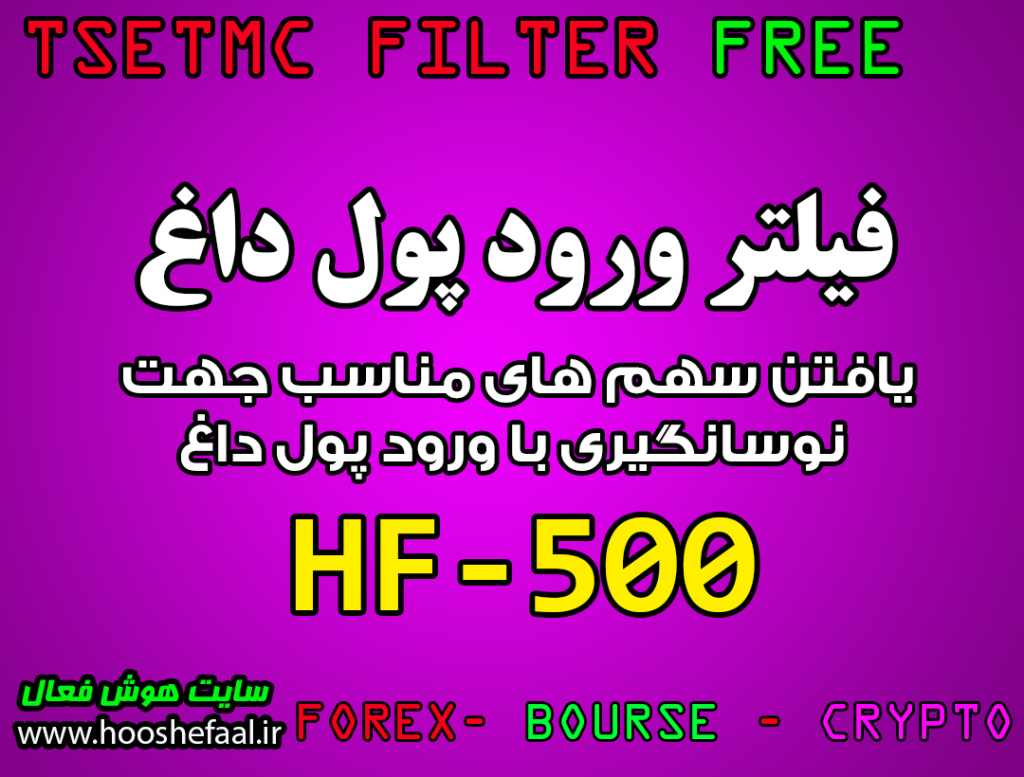 دانلود رایگان فیلتر نوسانگیری با پول داغ HF-500