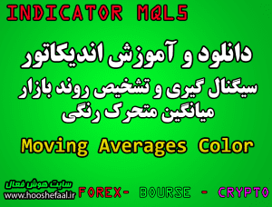 دانلود رایگان اندیکاتور نوسان گیری و تشخیص روند  میانگین متحرک رنگی Moving Averages Color